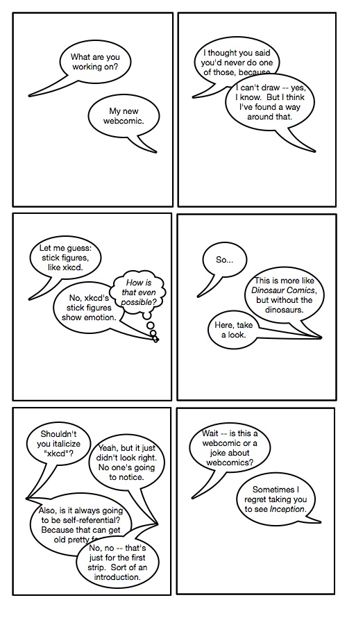 A webcomic -- or is it?