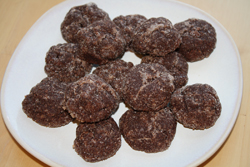 Chocolate sparkle cookies